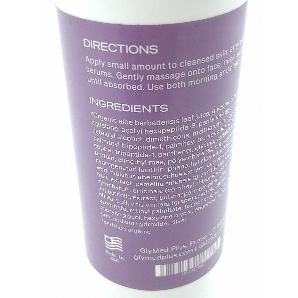 Glymed Plus Age Delay Cream Reduces Wrinkles Face Neck 4 oz 118 ml Jumbo Size - Picture 6 of 6